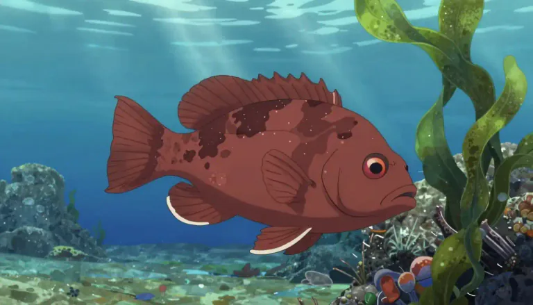 Visual representation of "rockfish" - A type of fish found in the Pacific Ocean, known for its firm, white flesh and often used in cooking.