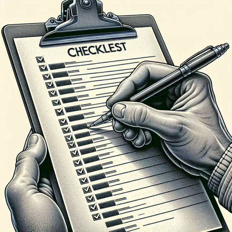 Visual representation of "tick" - To mark something with a tick to show it is correct or has been done.