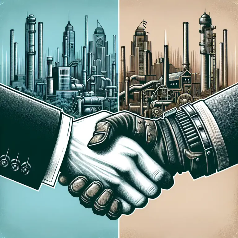 Visual representation of "symbiosis" - A relationship or business partnership between two or more people, companies or organizations that is mutually beneficial.