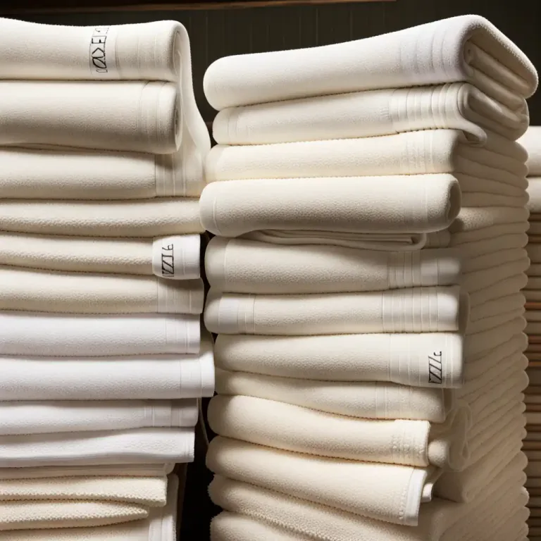 Visual representation of "terry" - A type of cotton fabric made with looped pile.