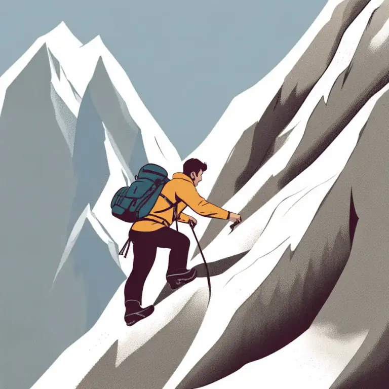 Visual representation of "go far enough" - To continue in a course of action long enough to achieve one's goal or purpose