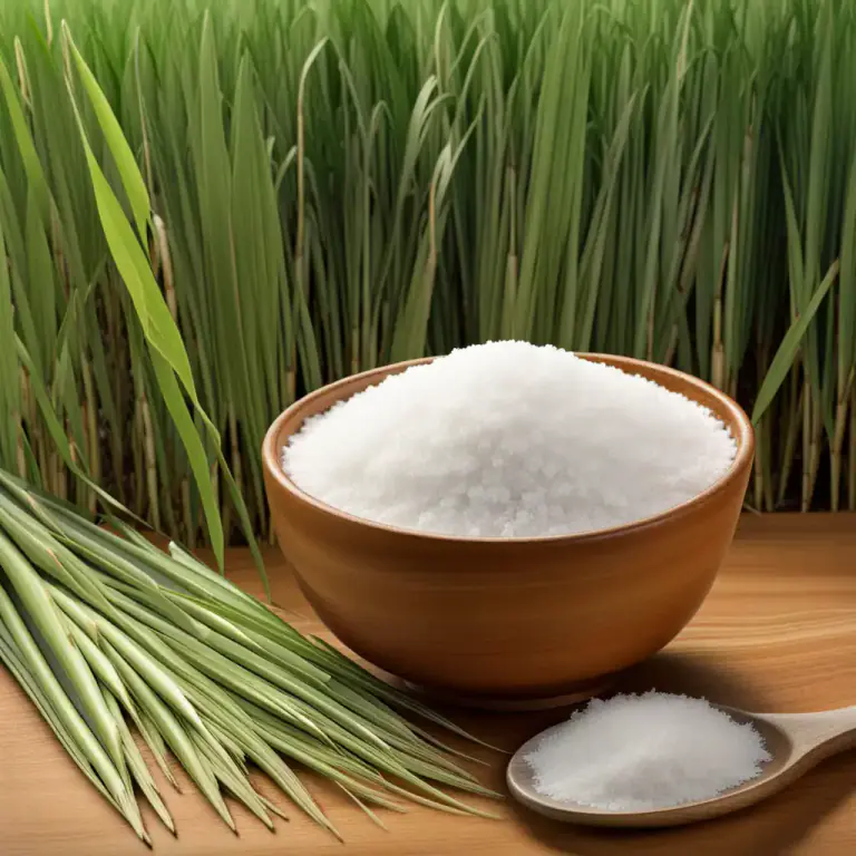Visual representation of "cane" - Sugarcane, a tall grass from which sugar is made.