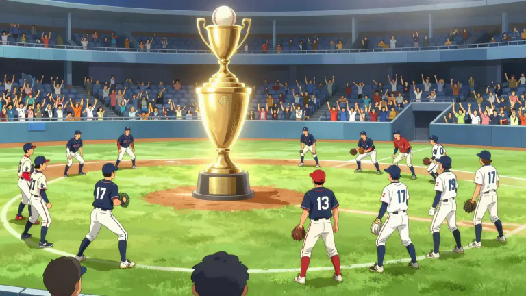 Visual representation of "league" - A group of sports clubs that play each other over a period for a championship.