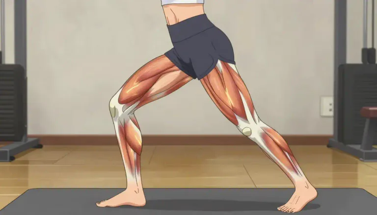 Visual representation of "adductor" - A muscle that brings a part of the body towards the middle or towards another part.