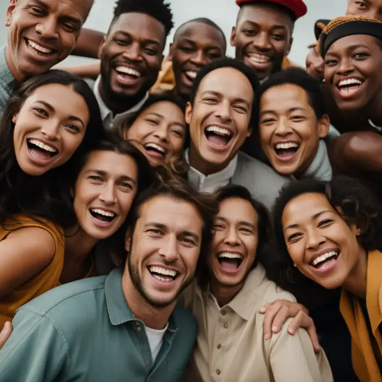 Visual representation of "cheese" - In photography, a term used for making subjects of a photo smile