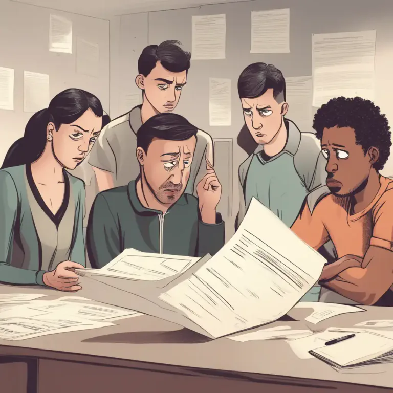 Visual representation of "come into question" - To doubt or challenge something because new information has made people unsure if it is correct or true.