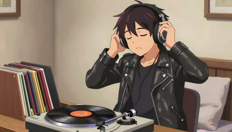 Visual representation of "rocker" - A person who likes and usually listens to rock music