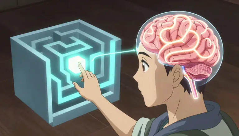 Visual representation of "visuospatial" - Relating to processes occurring in the brain that enable individuals to recognize and interact with spatial environments.