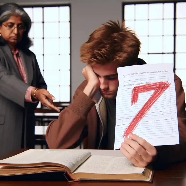 Visual representation of "repeater" - A student who fails an examination or course and has to take it again.