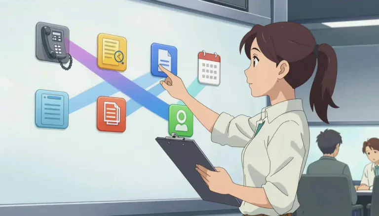 Visual representation of "manage" - To control or handle something, often a task or responsibility.