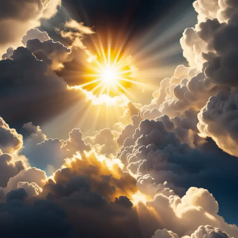 Visual representation of "shine through" - To emit light through a semi-transparent surface or medium