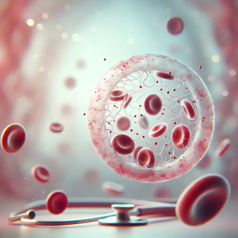 Visual representation of "permeability" - In medicine, it's the quality of a blood vessel's wall to allow substances or fluids to pass into and out of the blood.