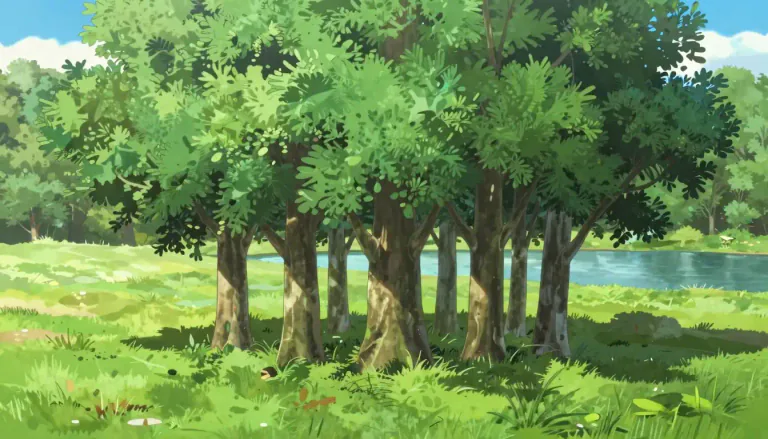 Visual representation of "copse" - A small group of trees