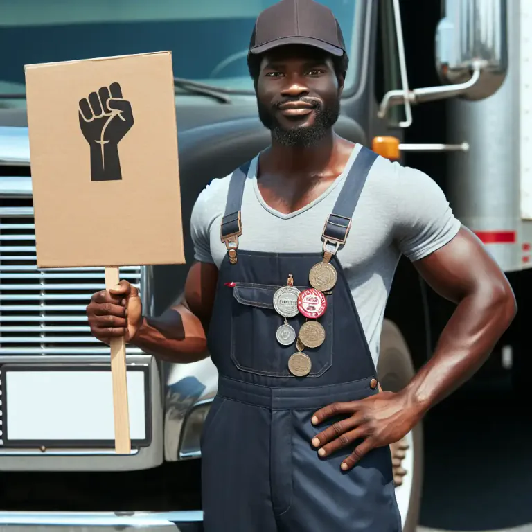 Visual representation of "teamster" - A member of the Teamsters Union, a labor union in the United States.