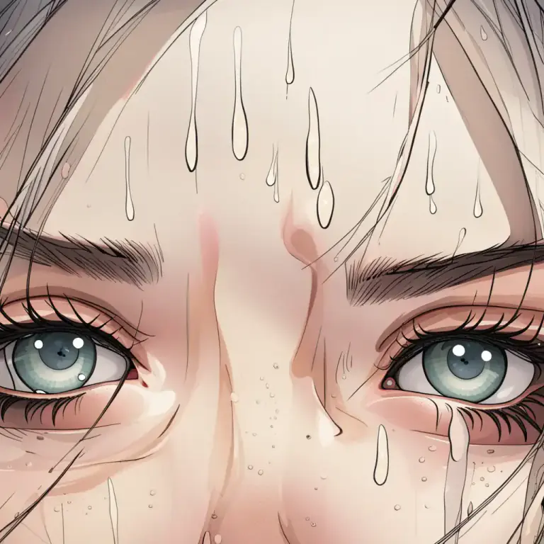 Visual representation of "watery" - Having the pale, soft quality of water.