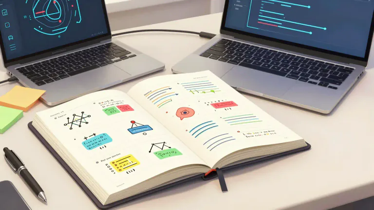 Visual representation of "cookbook" - A reference book or manual about a specific topic
