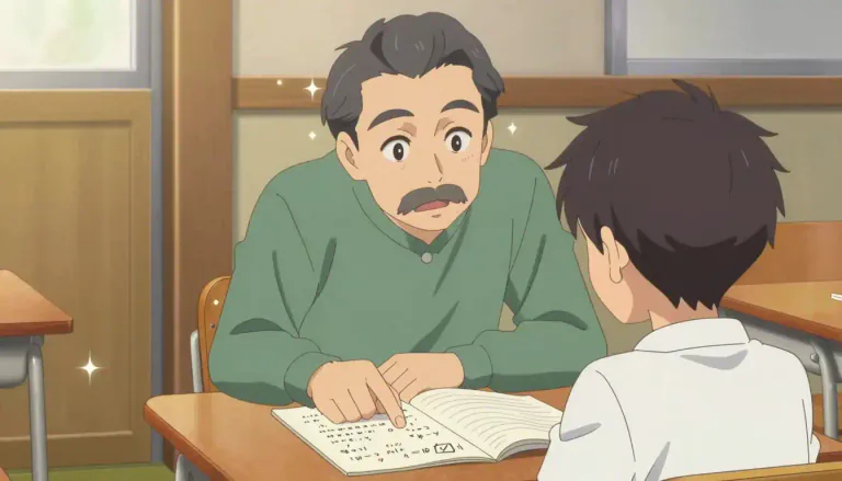 Visual representation of "senpai" - A term used in Japanese culture to refer to a person who is senior to another in knowledge, experience, or age, often providing guidance.