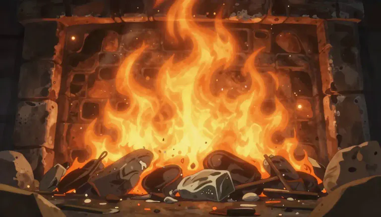 Visual representation of "incinerate" - To burn something completely
