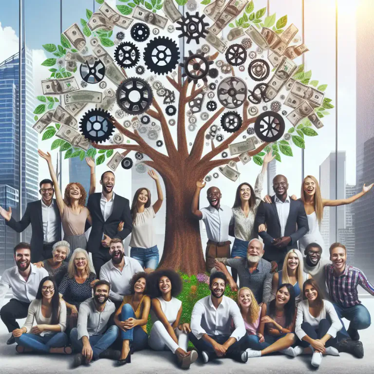 Visual representation of "capitalization" - The use of capital or income to create more wealth or to enhance the human potential.