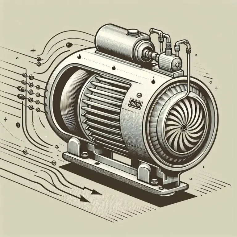 Visual representation of "diffuser" - A part of a machine designed to reduce velocity and increase pressure of a fluid.