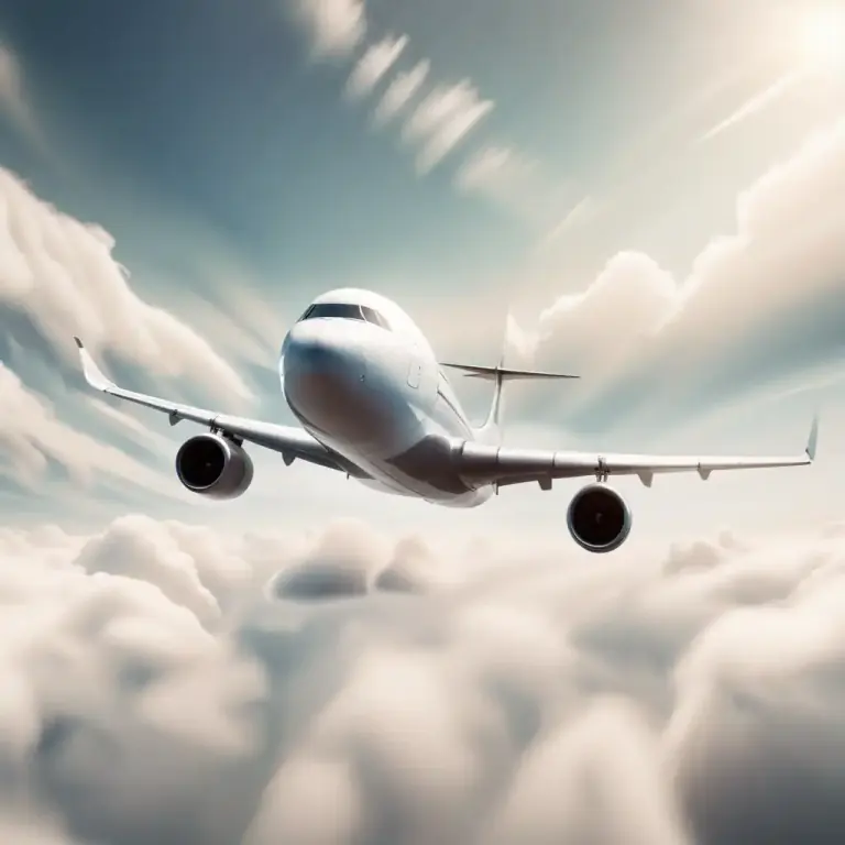 Visual representation of "cruise" - In aviation, to fly or glide at a constant speed or at a high point.