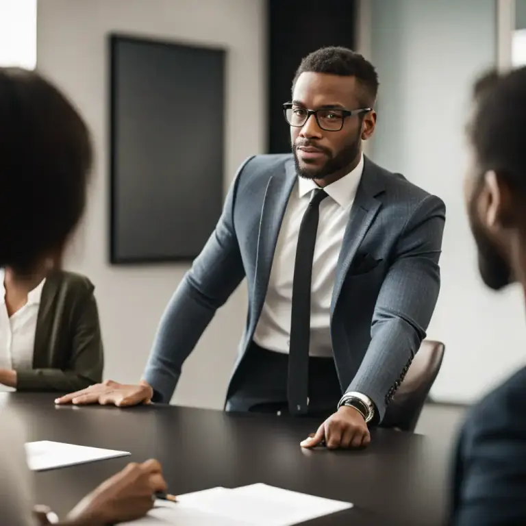 Visual representation of "pitch" - A persuasive talk to sell something.
