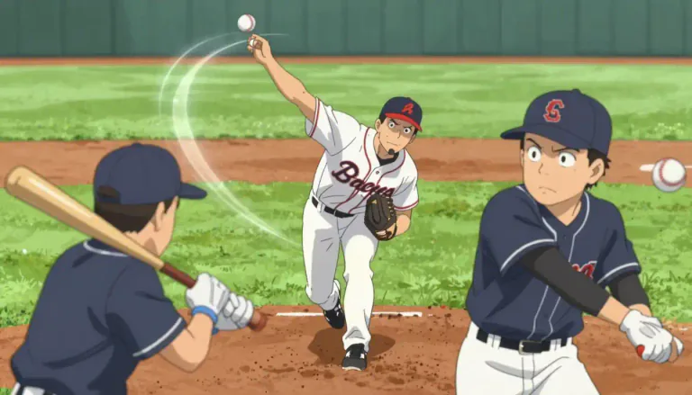 Visual representation of "unhittable" - Refers to a ball or a pitch in sports that cannot be successfully hit.