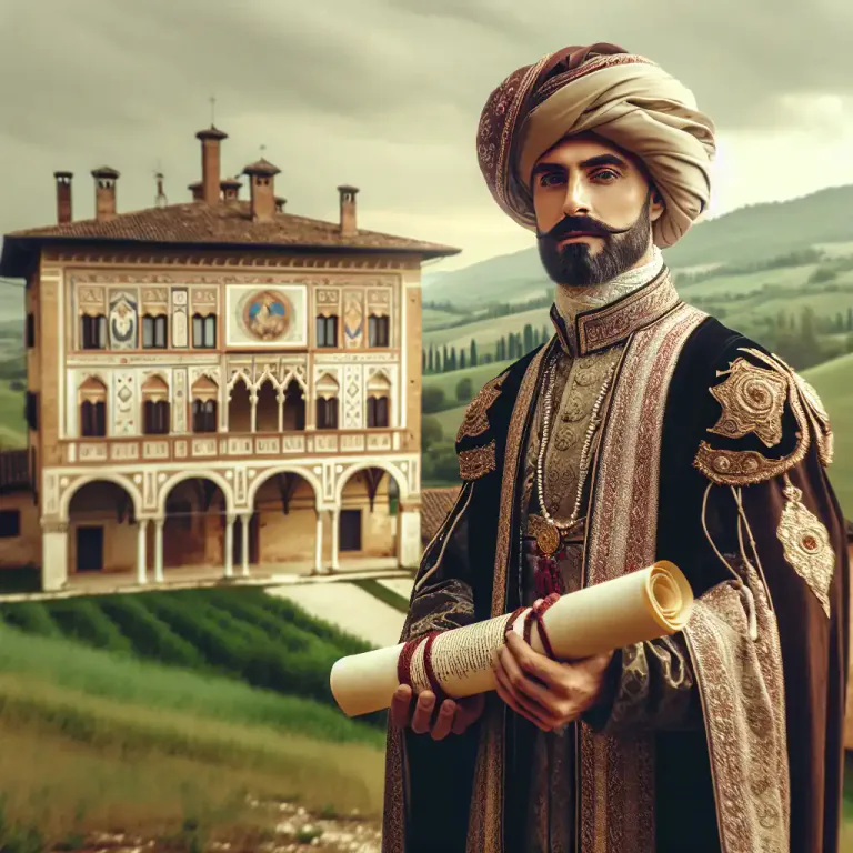Visual representation of "count" - A nobleman in certain European countries, especially Italy