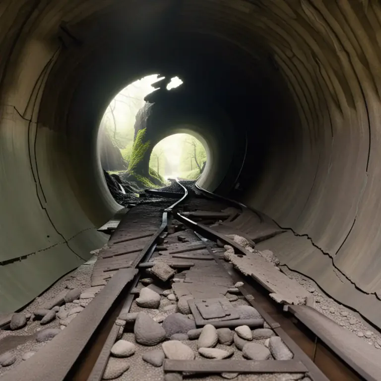 Visual representation of "cave in" - When something falls down or collapses, often because of weakness or pressure.