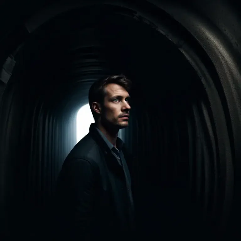 Visual representation of "the jaws of a tunnel, etc." - The entrance or opening of a tunnel.
