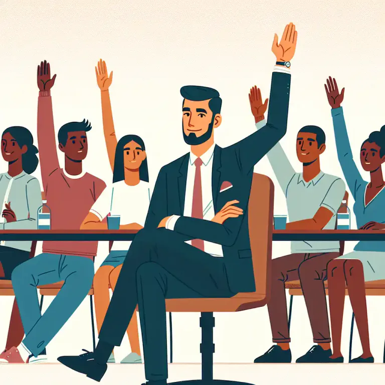 Visual representation of "abstain" - To choose not to vote in an election or meeting