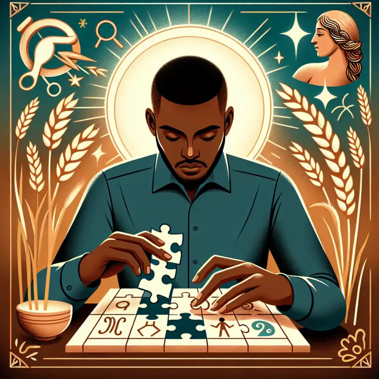 Visual representation of "virgo" - A person born during the period when the sun is in the sign of Virgo, typically seen as practical, down-to-earth, and critical.