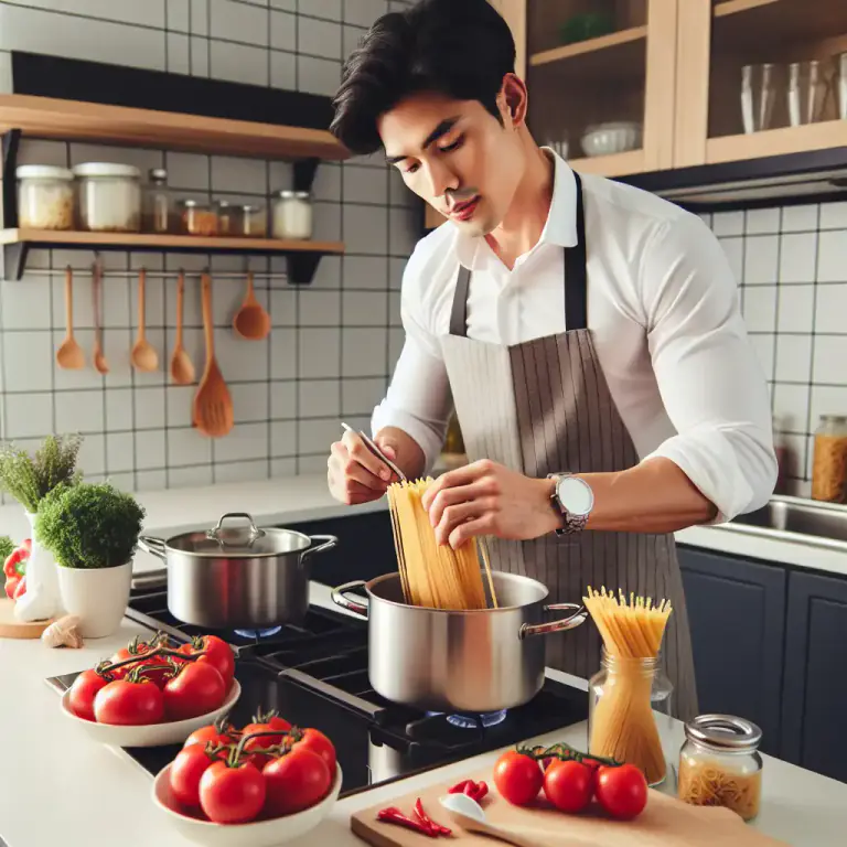 Visual representation of "make" - To prepare or cook
