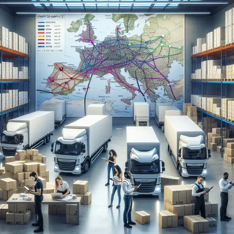 Visual representation of "logistically" - In a way that relates to the process of planning, implementing, and controlling the efficient flow and storage of goods, services, and related information from point of origin to point of consumption.