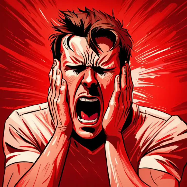 Visual representation of "agony" - Extreme physical or mental suffering that lasts a long time