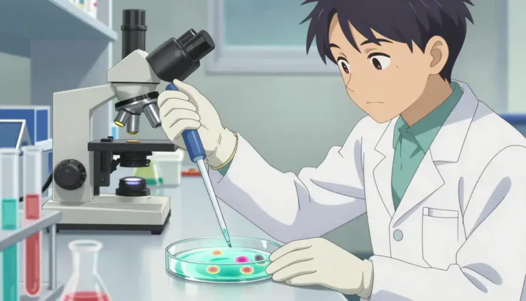 Visual representation of "vitro" - Referring to experiments or processes performed outside a living organism, typically in a laboratory environment.