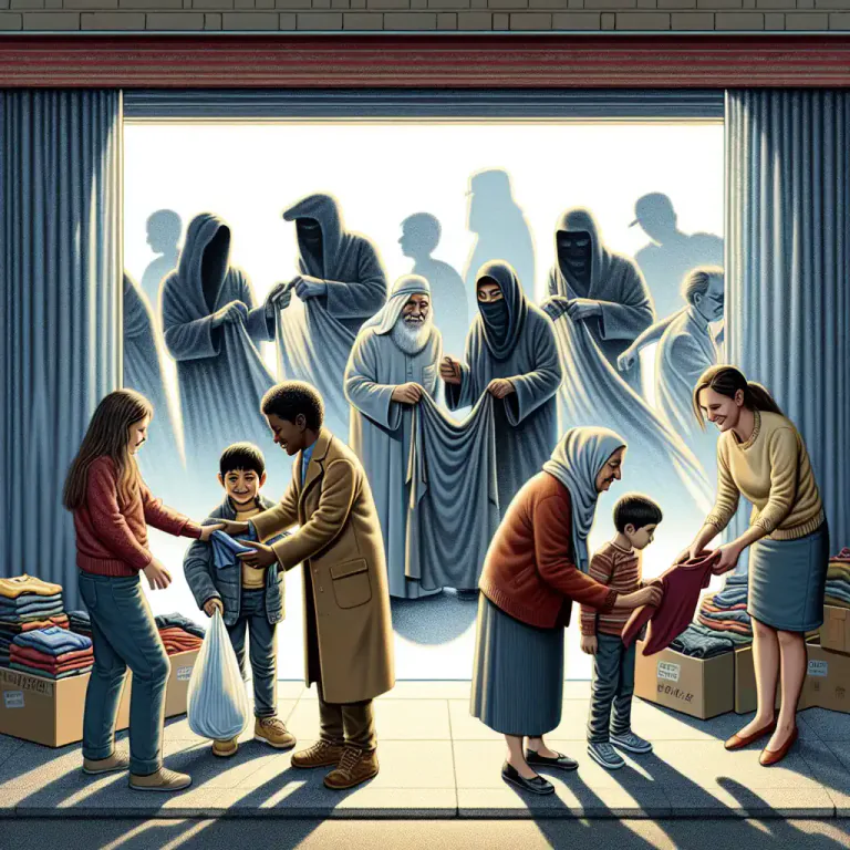 Visual representation of "front" - A group or organization serving as a cover for illegal or secret activity