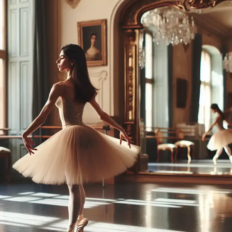 Visual representation of "terpsichorean" - Relating to dance or dancing.