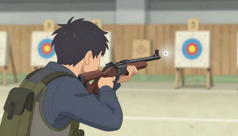 Visual representation of "marksmanship" - The skill of accurately shooting targets