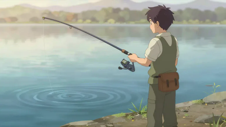 Visual representation of "angler" - A person who fishes with a rod and line