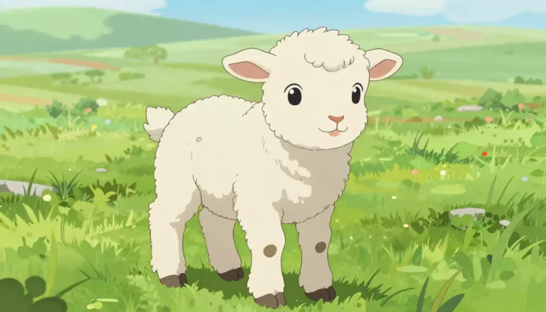 Visual representation of "lamb" - A young sheep