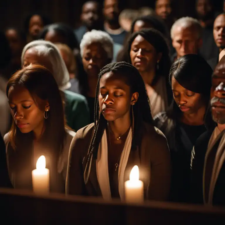 Visual representation of "adoration" - In a religious context, it means the act of worshipping or honouring God or a deity