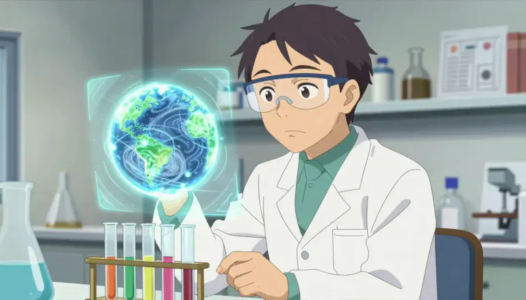 Visual representation of "scient" - A person or something that is knowledgeable or adheres to scientific principles.