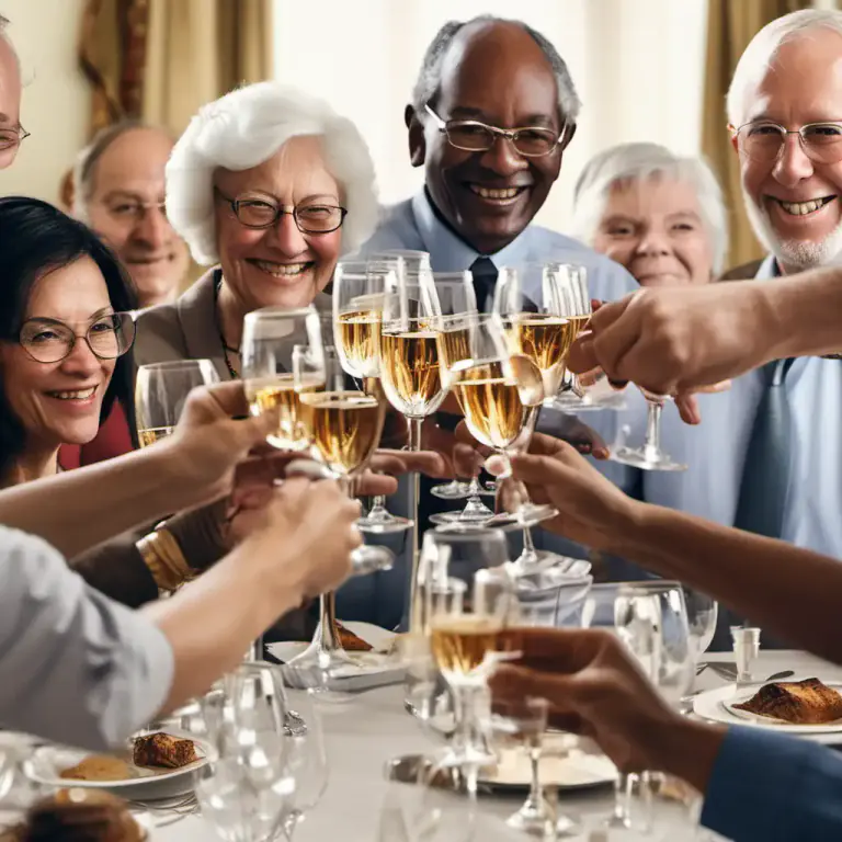 Visual representation of "long live somebody/something" - Used in toast as an expression of goodwill or respect towards a person.
