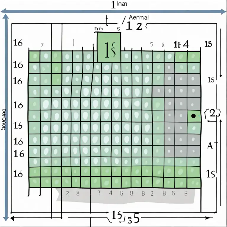 Visual representation of "barn" - A unit of area used in particle physics.