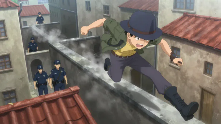 Visual representation of "elude" - To avoid or escape something or someone, especially in a clever or tricky way