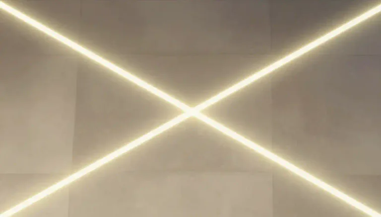 Visual representation of "orthogonal" - Relating to or at right angles; denoting lines or surfaces that do not intersect.