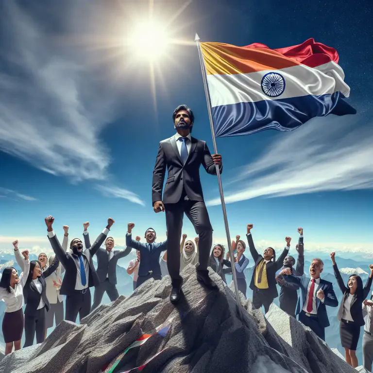 Visual representation of "noontide" - The pinnacle or zenith of someone's life or career, when they are at the highest point of success or power.