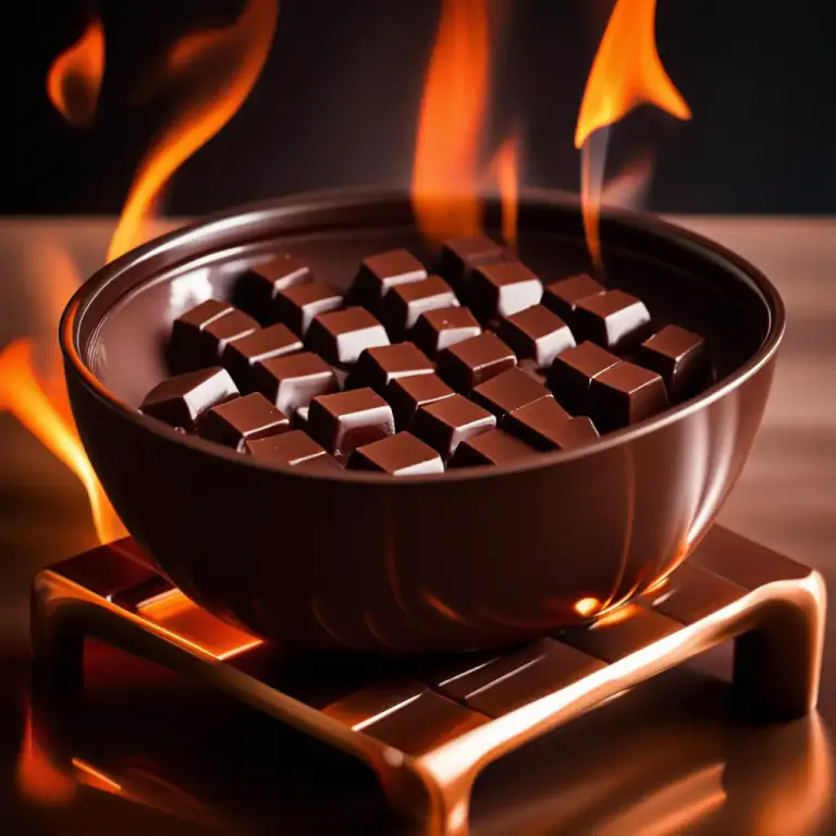 Visual representation of "melt down" - To heat something solid until it becomes liquid