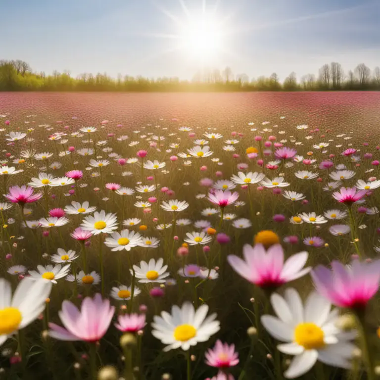 Visual representation of "burgeon" - To begin to grow or blossom